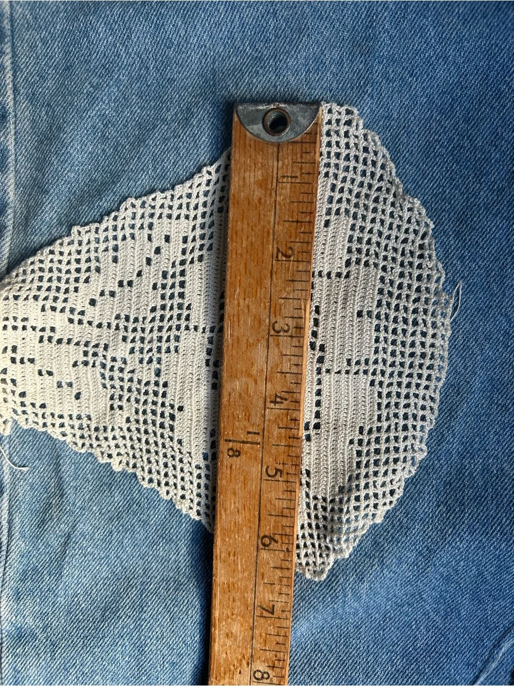 3 pieces of vintage crochet work